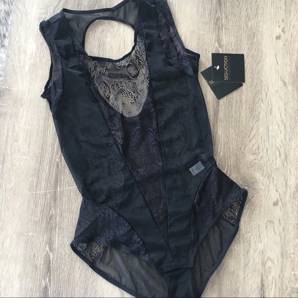 Frederick's of Hollywood Tops - Frederick’s of Hollywood black lace bodysuit S